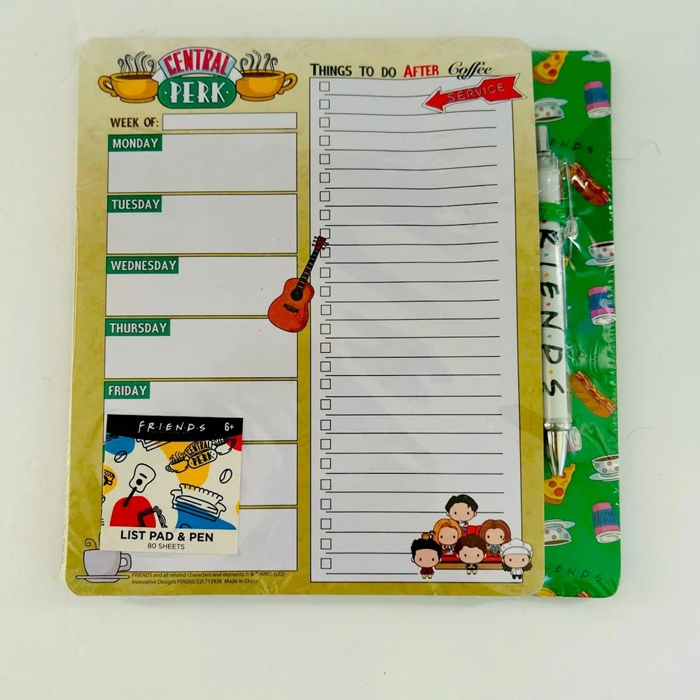 Friends List Pad & Pen